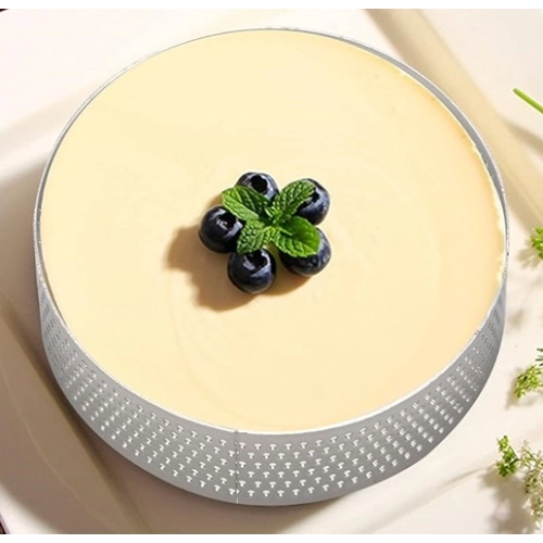 Foremka do tartaletek forma perforowana do pieczenia tarty ring rant średnica 8 cm wysokość 2 cm